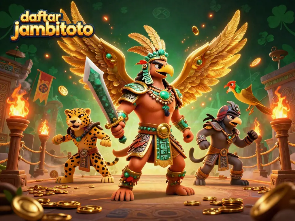 Join the action in daftar jambitoto with Aztec warriors and vibrant casino themes.