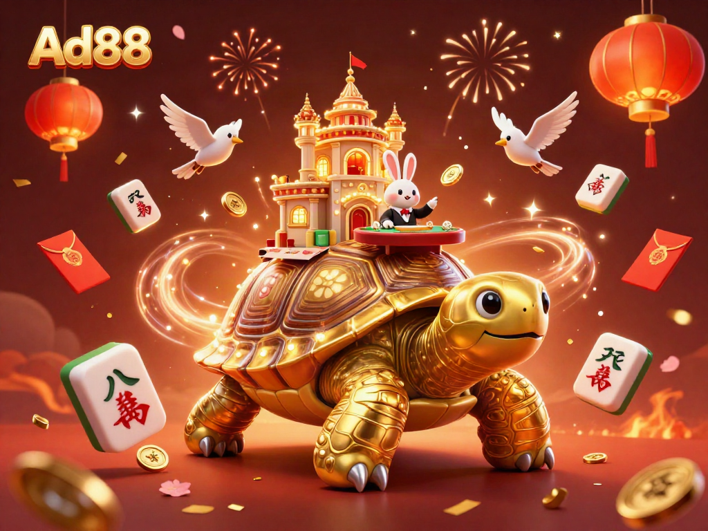 Play exciting games at Ad88 with lively casino characters and vibrant gambling elements.