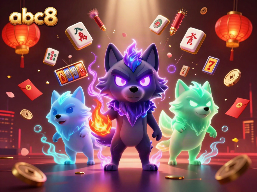 Experience thrilling online gaming with abc8 featuring exciting slot reels and vibrant characters.