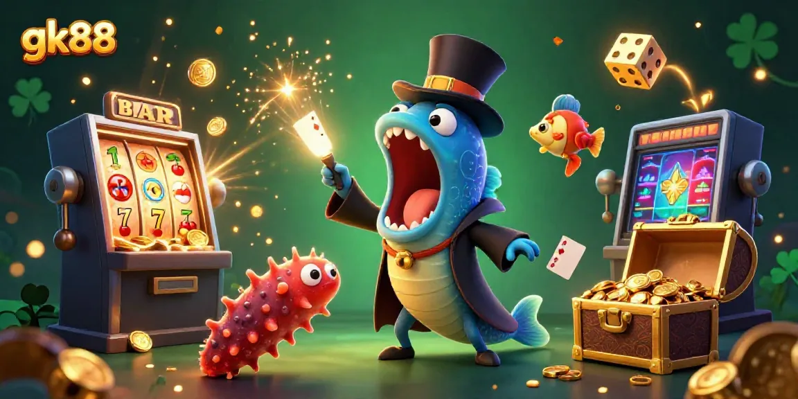 Engage with thrilling gk88 casino magic featuring animated sea creatures, jackpot wins, and vibrant layouts.