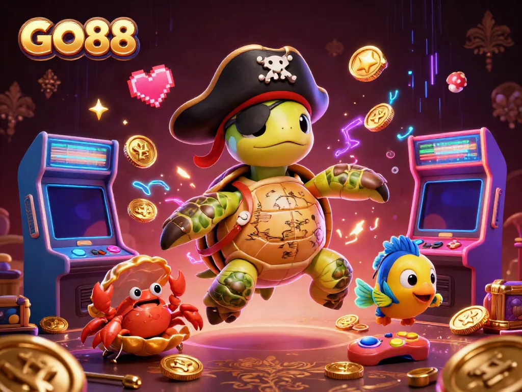 Explore thrilling games at GO88 with vibrant characters and dynamic casino elements.