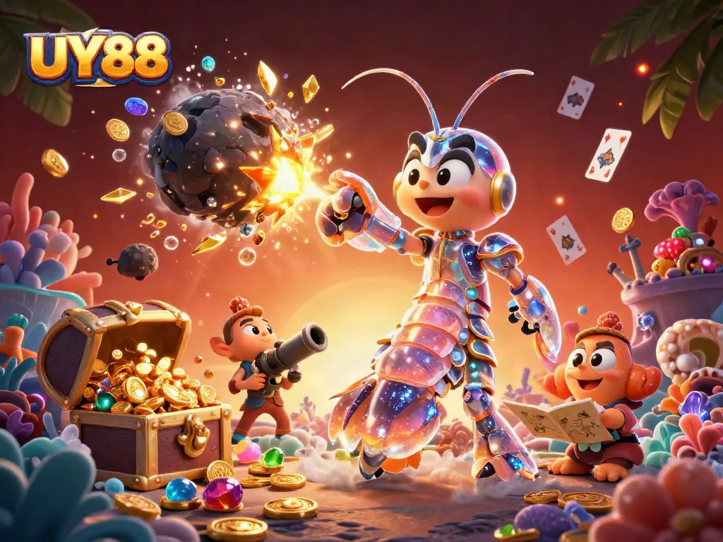 Experience explosive action at UY88 with vibrant underwater treasures and dynamic gaming elements.
